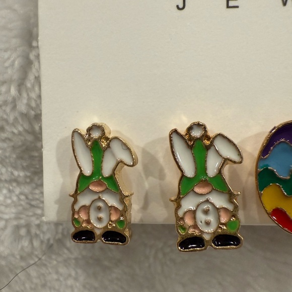 Colorful Easter/Spring Fashion Earring Set - Picture 2 of 4